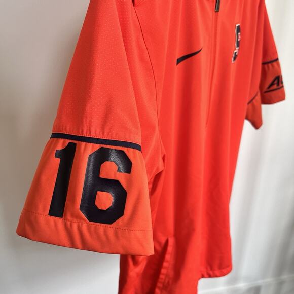 Nike Syracuse Orange Football Team Issued Jersey Performance Windbreaker Small - Picture 3 of 9